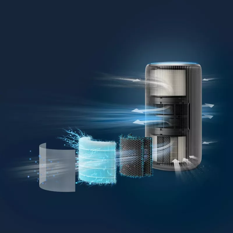 Philips 4200 series Purificatore d'aria smart, 51,5 dB, 600 m³/h