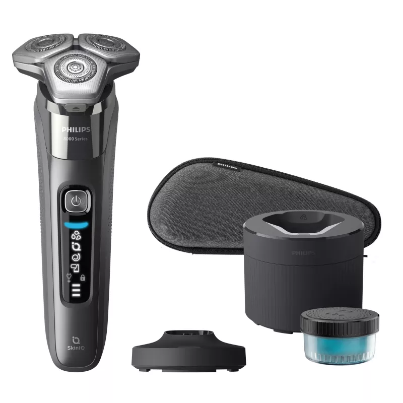 Rasoio elettrico Philips SHAVER Series 8000 S8697/55 Rasoio bagnato e asciutto cromato