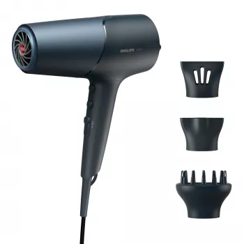Philips 5000 series BHD512/20 Asciugacapelli, blu, anello appendiabiti, 2300 W, 220-240 V