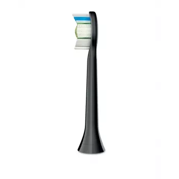 Testine spazzolino elettrico di ricambio Philips HX6066/88 Optimal White, confezione da 6, nero, intervallo di sostituzione 3 mesi