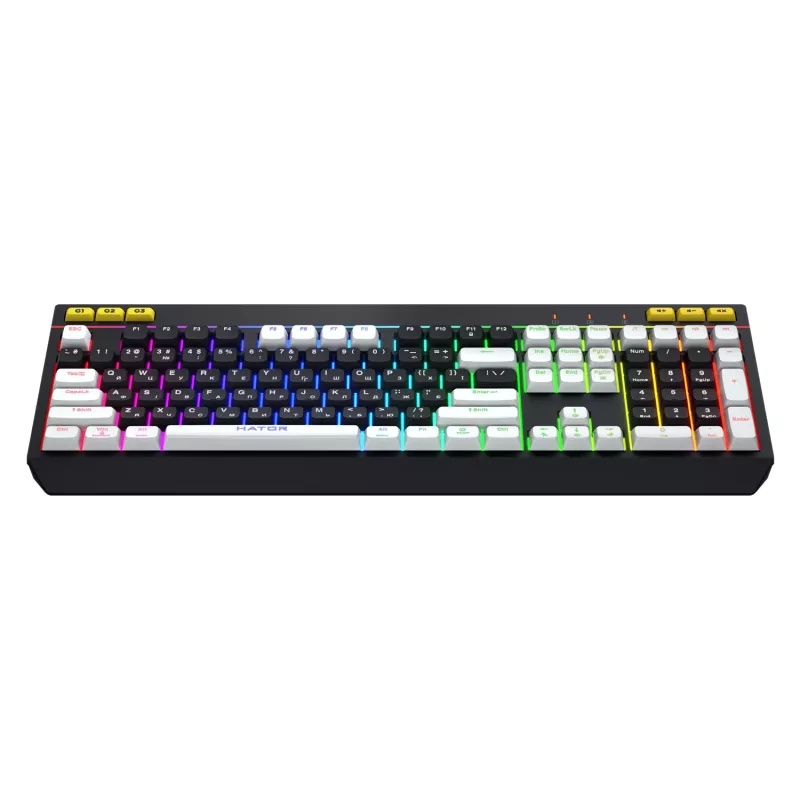 Tastiera HATOR Icefall Gaming USB QWERTY US English nero RGB LED