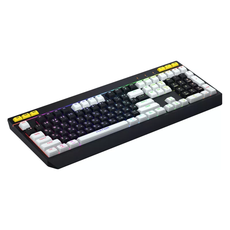 Tastiera HATOR Icefall Gaming USB QWERTY US English nero RGB LED