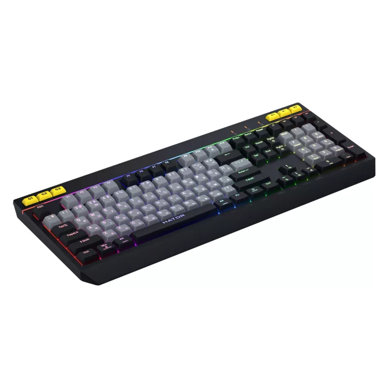 Tastiera HATOR Icefall Gaming USB QWERTY US English nero RGB LED