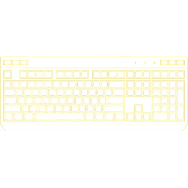 Tastiera HATOR Icefall Gaming USB QWERTY US English nero RGB LED