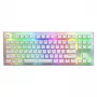 Tastiera HATOR Gravity X TKL Gaming USB QWERTY US English bianco