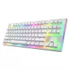 Tastiera HATOR Gravity X TKL Gaming USB QWERTY US English bianco