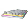 Tastiera HATOR Gravity TKL Gaming USB QWERTY US English bianco