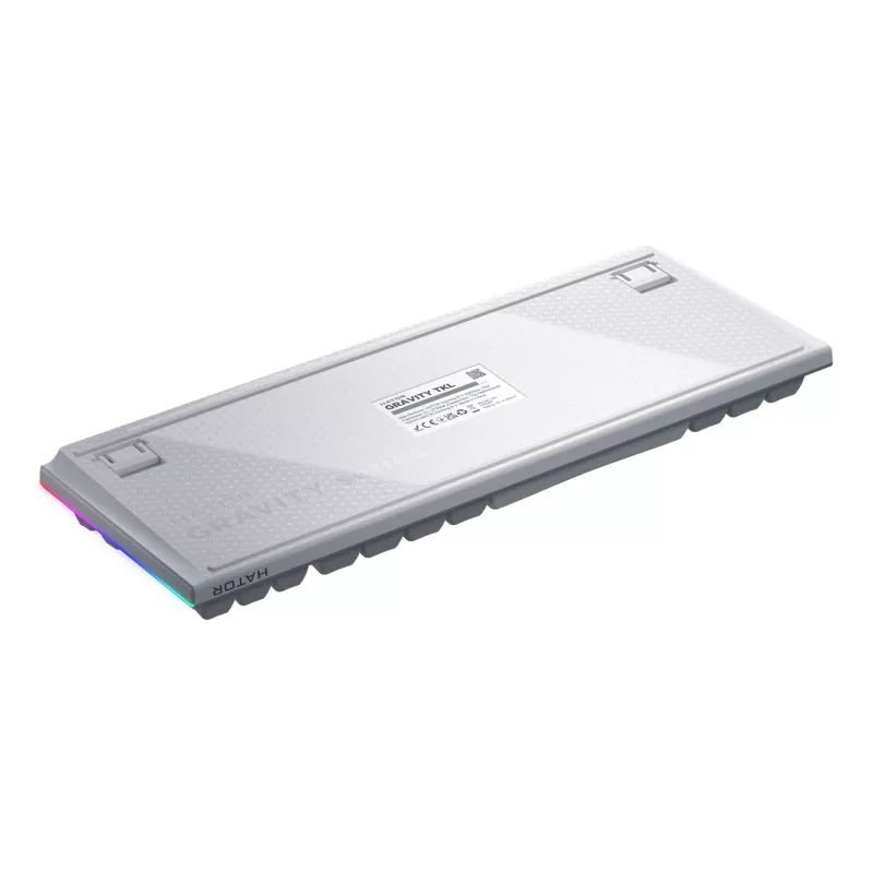 Tastiera HATOR Gravity TKL Gaming USB QWERTY US English bianco