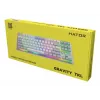 Tastiera HATOR Gravity TKL Gaming USB QWERTY US English bianco