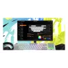 Tastiera HATOR Gravity TKL Gaming USB QWERTY US English bianco