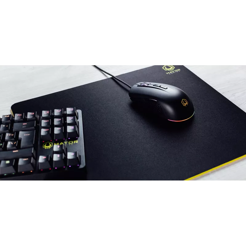 Tappetino per mouse Gaming HATOR Tonn XXL nero 900x420 mm gomma