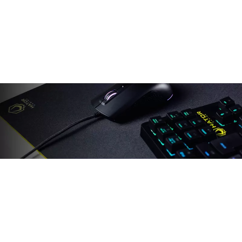 Tappetino per mouse Gaming HATOR Tonn XXL nero 900x420 mm gomma