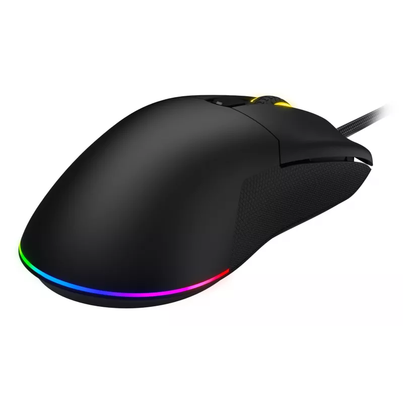 HATOR Pulsar 3, nero – switch ottici gialli 100M PixArt PMW 3311 (HTM610)