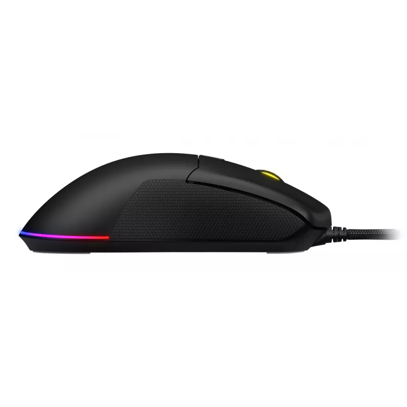 HATOR Pulsar 3, nero – switch ottici gialli 100M PixArt PMW 3311 (HTM610)