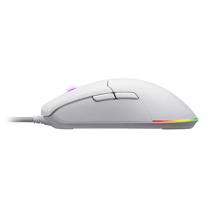 Mouse HATOR Pulsar 3 ottico giallo 12000 DPI 6 pulsanti bianco