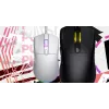 Mouse HATOR Pulsar 3 ottico giallo 12000 DPI 6 pulsanti bianco