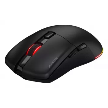 HATOR Pulsar 3 Wireless, nero - switch ottici gialli 100M PixArt PMW 3311 (HTM630)