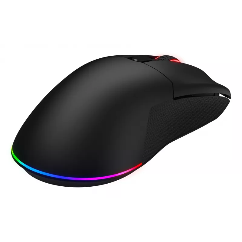 HATOR Pulsar 3 Wireless, nero - switch ottici gialli 100M PixArt PMW 3311 (HTM630)