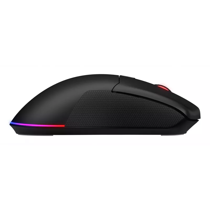 HATOR Pulsar 3 Wireless, nero - switch ottici gialli 100M PixArt PMW 3311 (HTM630)