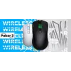 HATOR Pulsar 3 Wireless, nero - switch ottici gialli 100M PixArt PMW 3311 (HTM630)