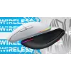 HATOR Pulsar 3 Wireless, nero - switch ottici gialli 100M PixArt PMW 3311 (HTM630)