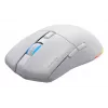 HATOR Pulsar 3 Wireless, bianco - switch ottici gialli 100M PixArt PMW 3311 (HTM631)