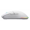 HATOR Pulsar 3 Wireless, bianco - switch ottici gialli 100M PixArt PMW 3311 (HTM631)