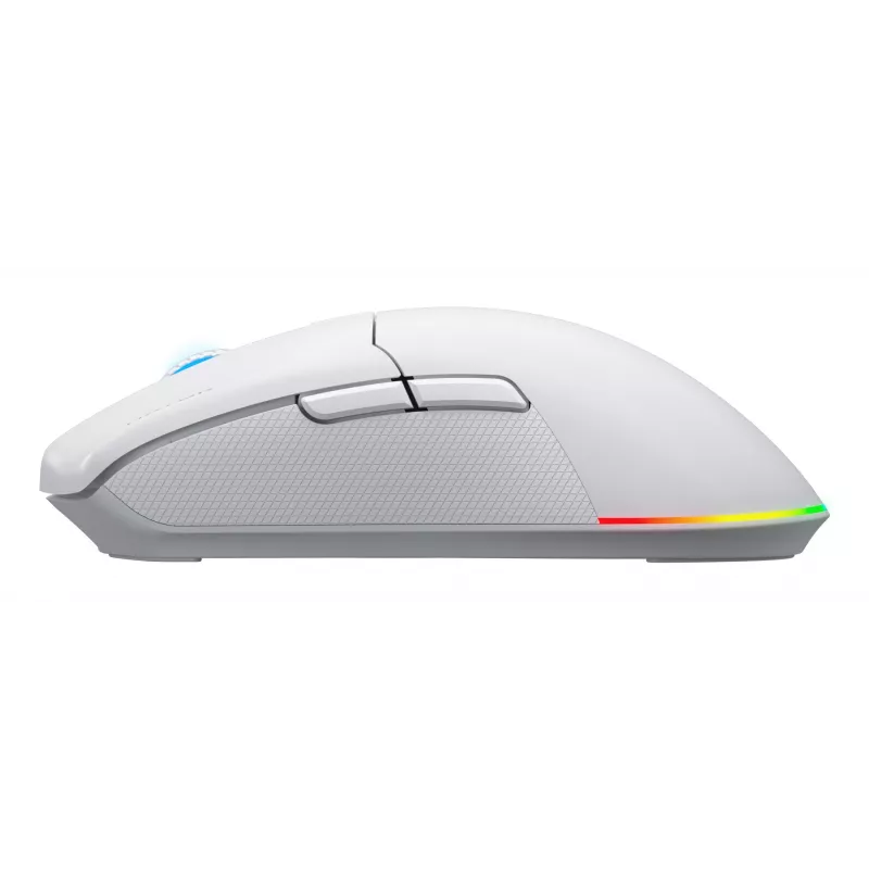 HATOR Pulsar 3 Wireless, bianco - switch ottici gialli 100M PixArt PMW 3311 (HTM631)