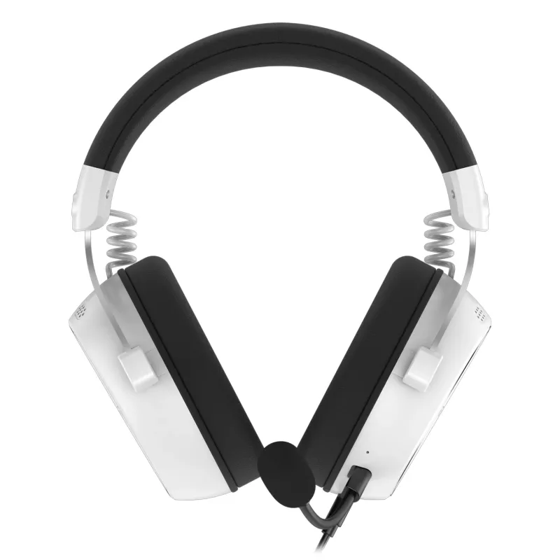 Cuffie HATOR HYPERGANG 3 Hi-Res con filo ad archetto Gaming USB Type-C / USB Type-A bianco