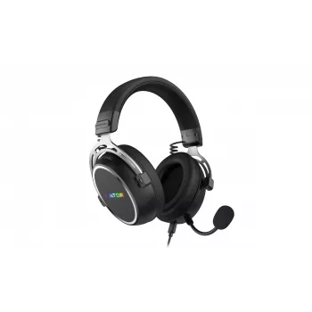 Cuffie HATOR Hypergang 3 USB con filo e senza fili ad archetto Gaming USB Type-C / USB Type-A Bluetooth nero