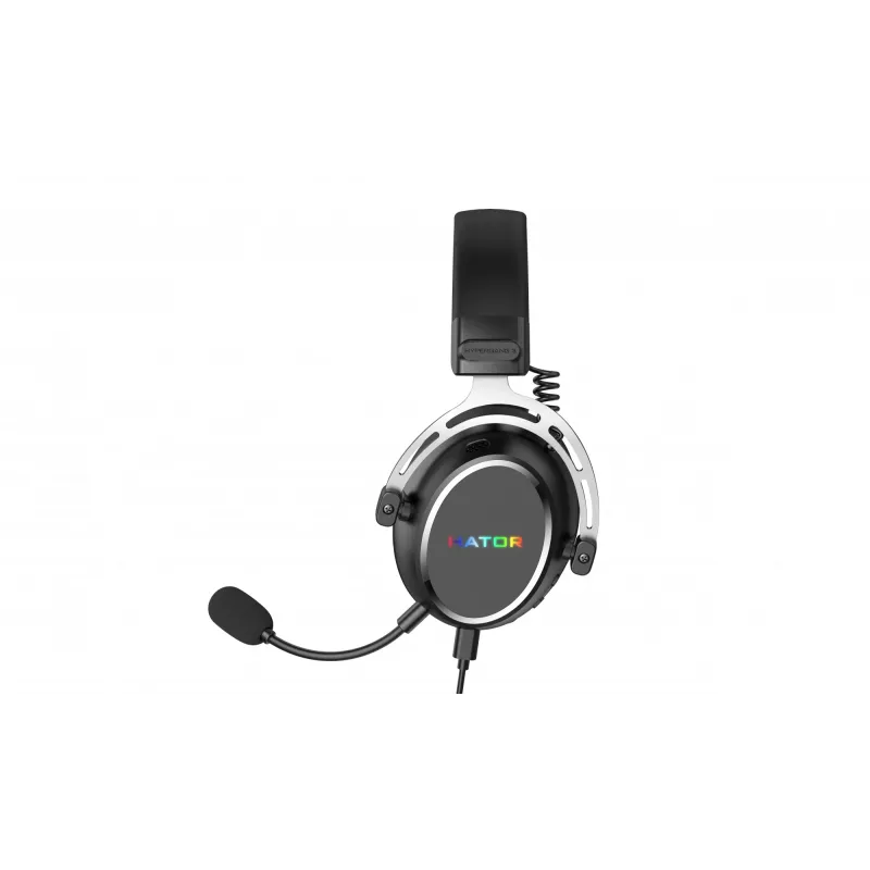 Cuffie HATOR Hypergang 3 USB con filo e senza fili ad archetto Gaming USB Type-C / USB Type-A Bluetooth nero