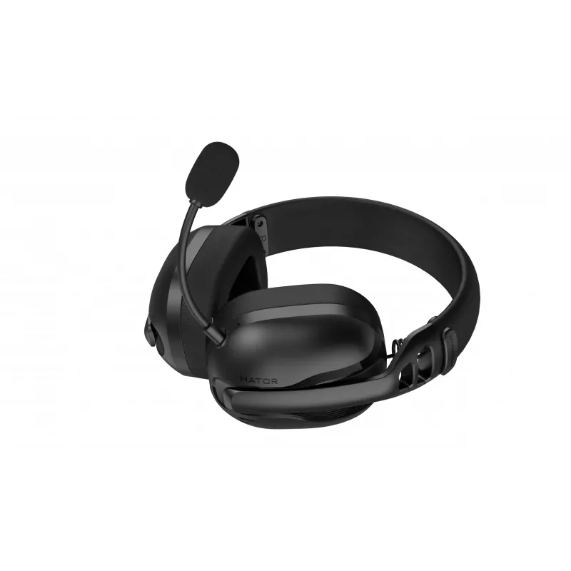 Cuffie HATOR Hyperpunk 3 senza fili con filo e senza fili ad archetto Gaming USB Type-C / USB Type-A Bluetooth nero
