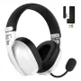 Cuffie HATOR Hyperpunk 3 senza fili con filo e senza fili ad archetto Gaming USB Type-C / USB Type-A Bluetooth bianco