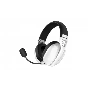 Cuffie HATOR Hyperpunk 3 senza fili con filo e senza fili ad archetto Gaming USB Type-C / USB Type-A Bluetooth bianco