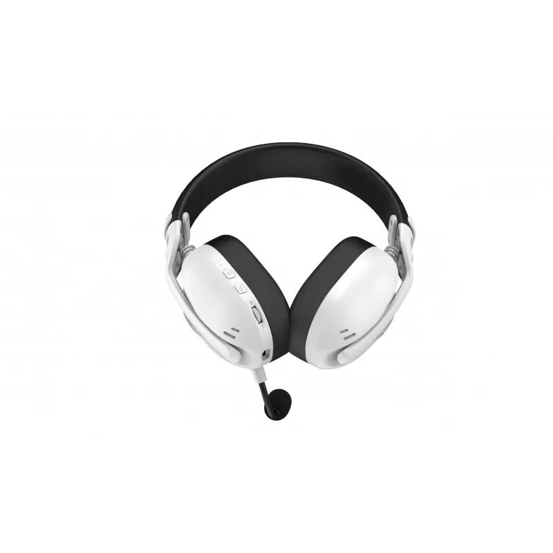 Cuffie HATOR Hyperpunk 3 senza fili con filo e senza fili ad archetto Gaming USB Type-C / USB Type-A Bluetooth bianco