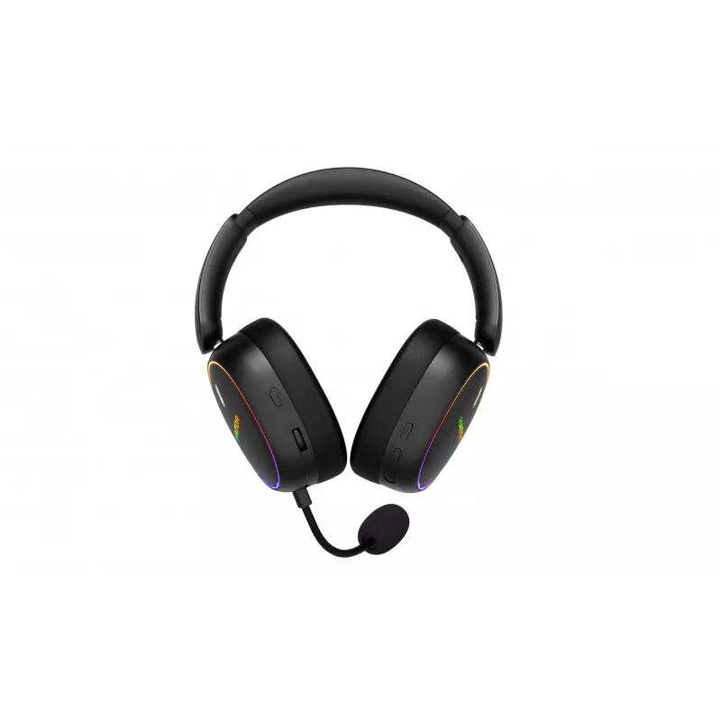 Cuffie HATOR Phoenix 2 senza fili con filo e senza fili ad archetto Gaming USB Type-C / USB Type-A Bluetooth nero