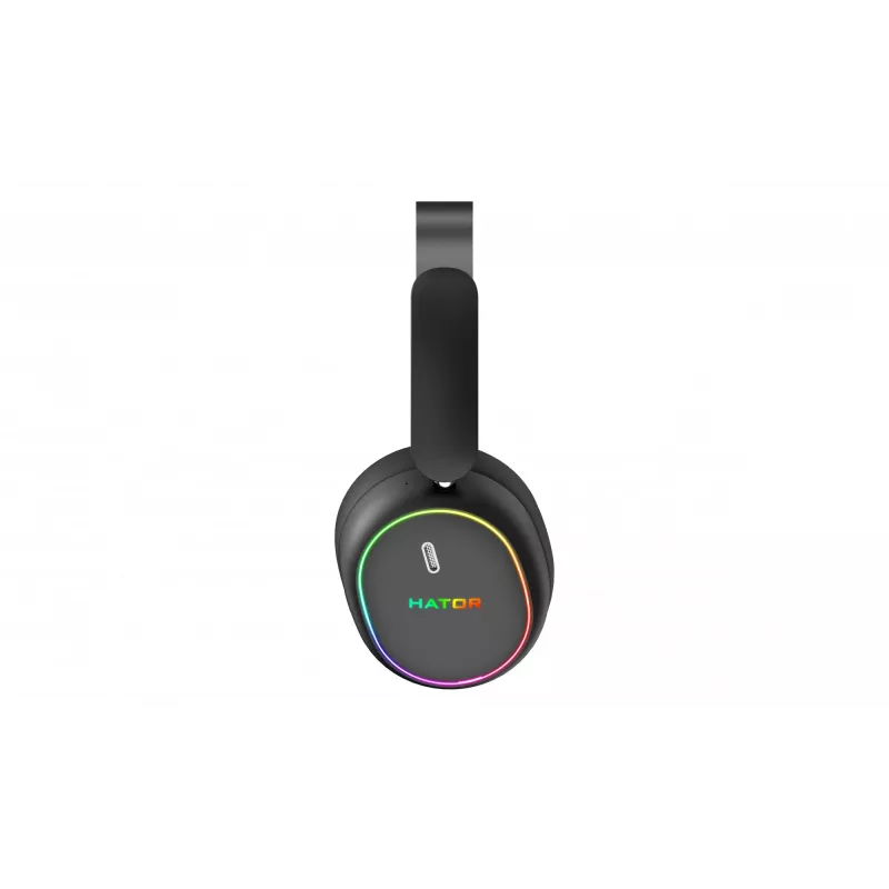 Cuffie HATOR Phoenix 2 senza fili con filo e senza fili ad archetto Gaming USB Type-C / USB Type-A Bluetooth nero