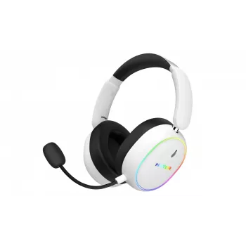 Cuffie HATOR Phoenix 2 senza fili con filo e senza fili ad archetto Gaming USB Type-C / USB Type-A Bluetooth bianco