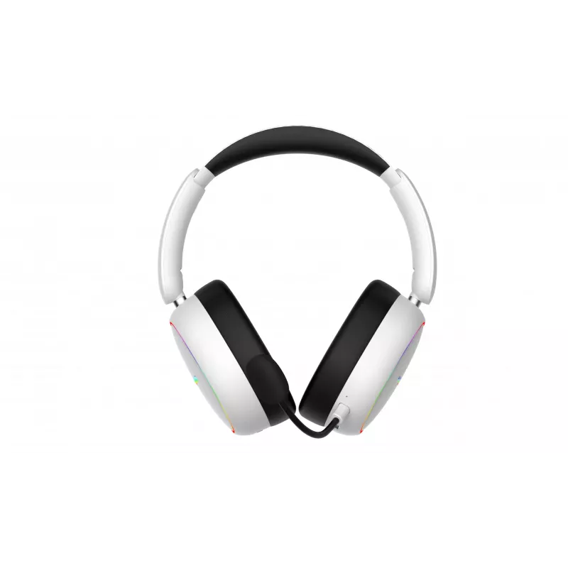 Cuffie HATOR Phoenix 2 senza fili con filo e senza fili ad archetto Gaming USB Type-C / USB Type-A Bluetooth bianco