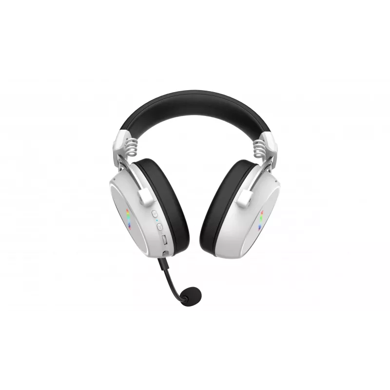 Cuffie HATOR Hypergang 3 senza fili ad archetto Gaming USB Type-C / USB Type-A Bluetooth bianco