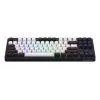 Tastiera HATOR Rockfall 3 TKL Wireless, nero, QMK/VIA, profilo OMA tasti bianco-nero - switch meccanici lineari hotswap - US - layout ANSI (HTK850)