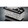 Tastiera HATOR Rockfall 3 TKL Wireless, nero, QMK/VIA, profilo OMA tasti bianco-nero - switch meccanici lineari hotswap - US - layout ANSI (HTK850)