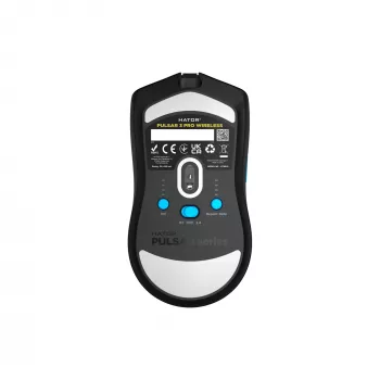 Mouse HATOR Pulsar 3 PRO Wireless Gaming per destrorsi RF Wireless + Bluetooth + USB Type-A ottico 30000 DPI