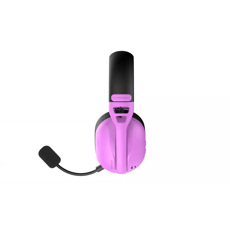 Cuffie HATOR Hyperpunk 3 senza fili con filo e senza fili ad archetto Gaming USB Type-C / USB Type-A Bluetooth viola
