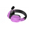 Cuffie HATOR Hyperpunk 3 senza fili con filo e senza fili ad archetto Gaming USB Type-C / USB Type-A Bluetooth viola