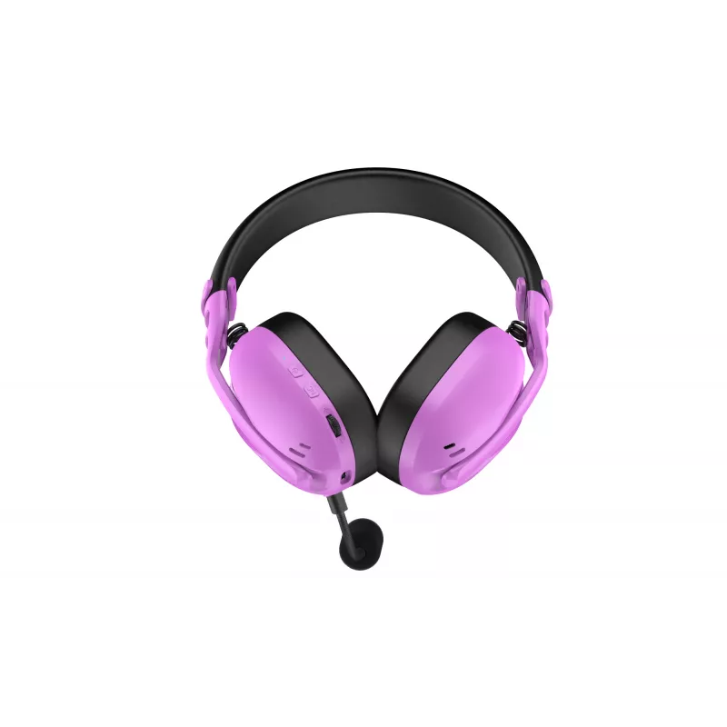 Cuffie HATOR Hyperpunk 3 senza fili con filo e senza fili ad archetto Gaming USB Type-C / USB Type-A Bluetooth viola