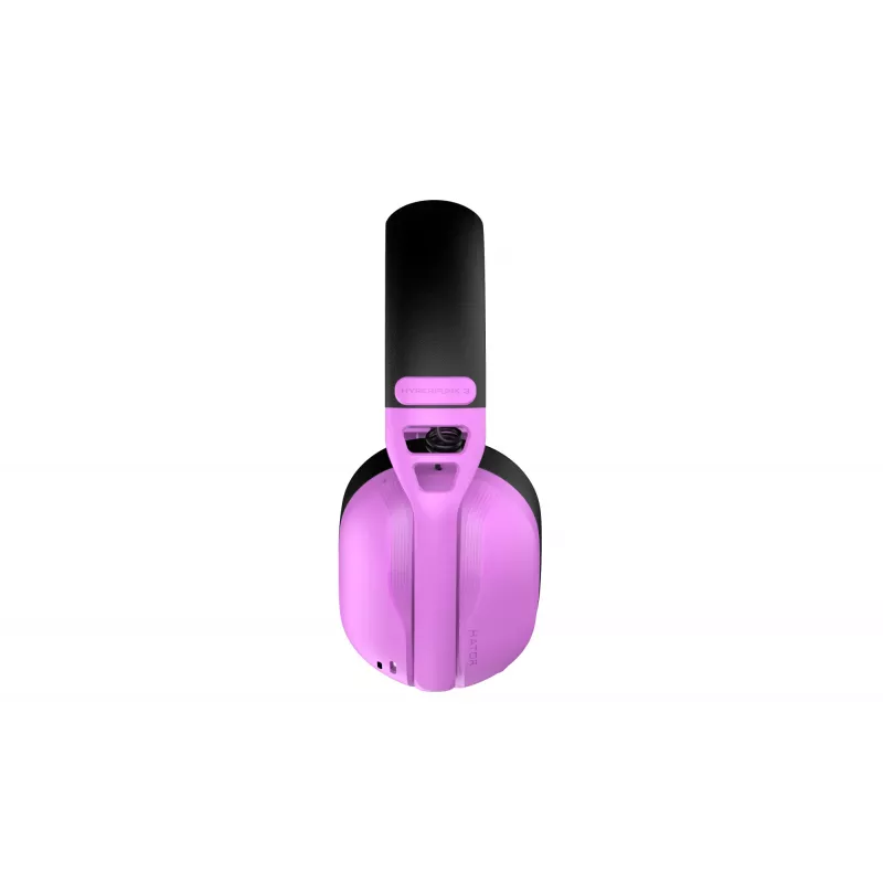 Cuffie HATOR Hyperpunk 3 senza fili con filo e senza fili ad archetto Gaming USB Type-C / USB Type-A Bluetooth viola