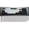 Tastiera HATOR Rockfall 3 TKL Wireless, bianco, QMK/VIA, profilo OMA tasti bianco-nero – switch meccanici lineari hotswap – US – layout ANSI