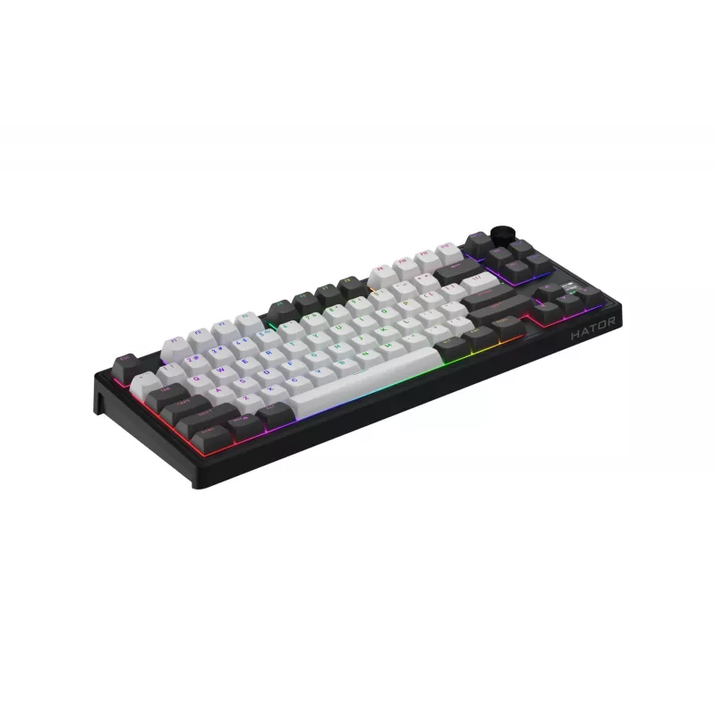 HATOR Skyfall Pro Wireless 80 Tastiera Gaming USB + RF Wireless + Bluetooth QWERTY US English nero, grigio