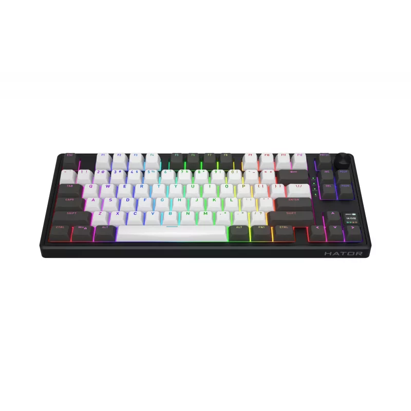 HATOR Skyfall Pro Wireless 80 Tastiera Gaming USB + RF Wireless + Bluetooth QWERTY US English nero, grigio